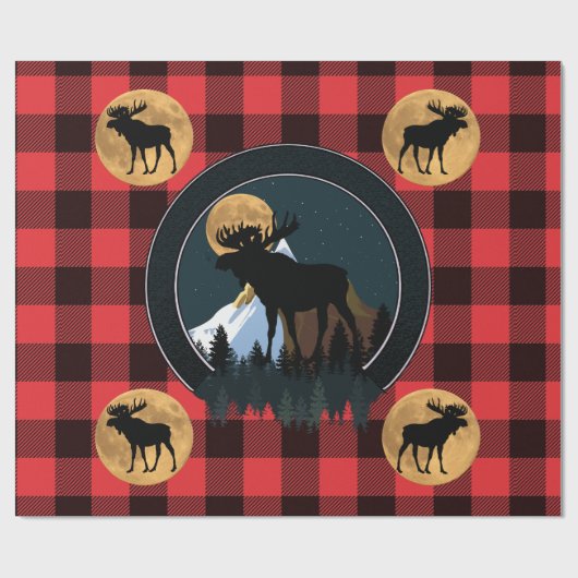 Bull Moose Geschenkpapier (Flach)