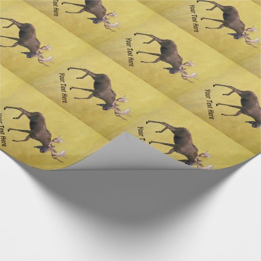 Bull Moose Geschenkpapier (Ecke)