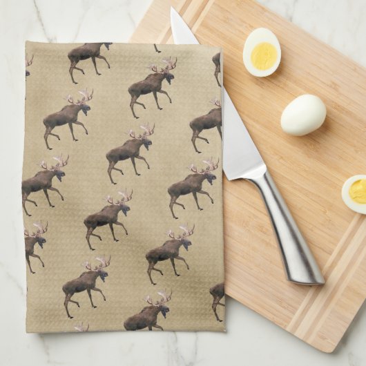 Bull Moose Geschirrtuch (Viertel Falte)