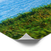 Bull moose in Wonder Lake Poster (Ecke)