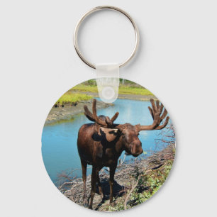 Bull Moose Keychain Schlüsselanhänger