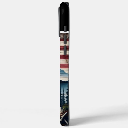 Bull Moose & Mountain Case-Mate iPhone Hülle (Rückseite / Links)