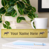 Bull Moose Namensplakette