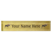 Bull Moose Namensplakette (Vorderseite)