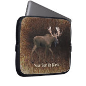 Bull Moose on Kariou Fur Laptopschutzhülle (Vorne Rechts)