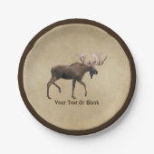 Bull Moose Pappteller (Vorderseite)