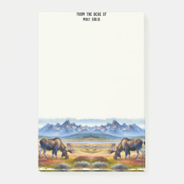 Bull Moose Personalisierte Aquarellfarben Post-it Klebezettel