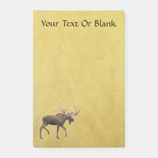 Bull Moose Post-it Klebezettel (Vorderseite)