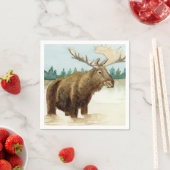 Bull Moose Serviette (Beispiel)