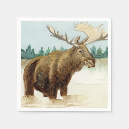 Bull Moose Serviette (Vorderseite)