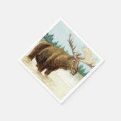 Bull Moose Serviette (Ecke)