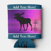 Bull Moose-Silhouette Dosenkühler (Rückseite)