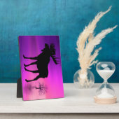 Bull Moose-Silhouette Fotoplatte (Seite)