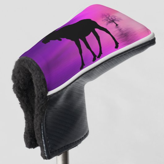 Bull Moose-Silhouette Golf Headcover (3/4 Vorderseite)