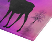 Bull Moose-Silhouette Schneidebrett (Ecke)