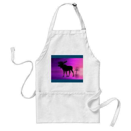 Bull Moose-Silhouette Schürze (Vorne)