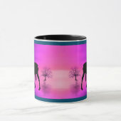 Bull Moose-Silhouette Tasse (Zentrum)