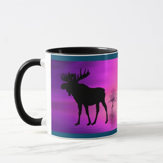 Bull Moose-Silhouette Tasse (Links)