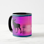 Bull Moose-Silhouette Tasse (Vorderseite Links)