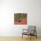 Bull Moose Stehend Wandteppich (Beispiel (Horizontal))