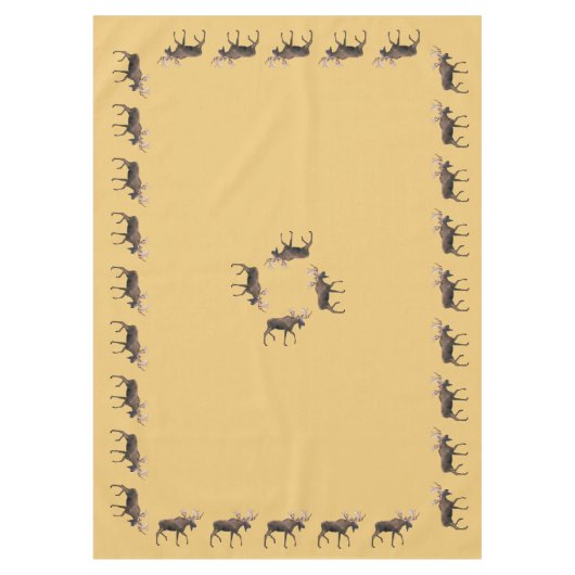 Bull Moose Tischdecke (Vorderseite)