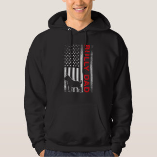 Bull oder Pitbull Hund VATER Vintag amerikanische Hoodie