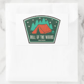 Bull of the Woods Wilderness Oregon Camping Rechteckiger Aufkleber (Tasche)
