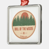 Bull of the Woods Wilderness Oregon Ornament Aus Metall (Links)