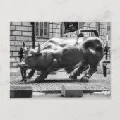 Bull of Wall Street, NYC Postkarte (Vorderseite)