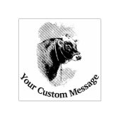 Bull Personalisiert Gummistempel (Prägung)