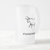 Bull Perstanz Black Mattglas Bierglas (VorderseiteRechts)