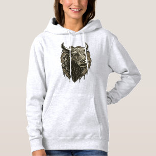 Bull Portrait Hoodie