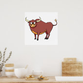 Bull Poster (Küche)