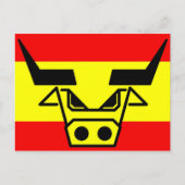 Bull Postkarte (Vorderseite)