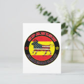 Bull Postkarte (Stehend Vorderseite)