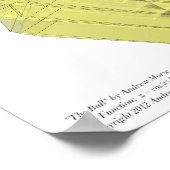 Bull - Programmatischer Ausdruck Poster (Ecke)