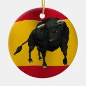 BULL - REALISTIK KERAMIKORNAMENT (Vorne)