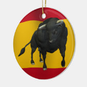 BULL - REALISTIK KERAMIKORNAMENT (Links)