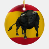 BULL - REALISTIK KERAMIKORNAMENT (Hinten)