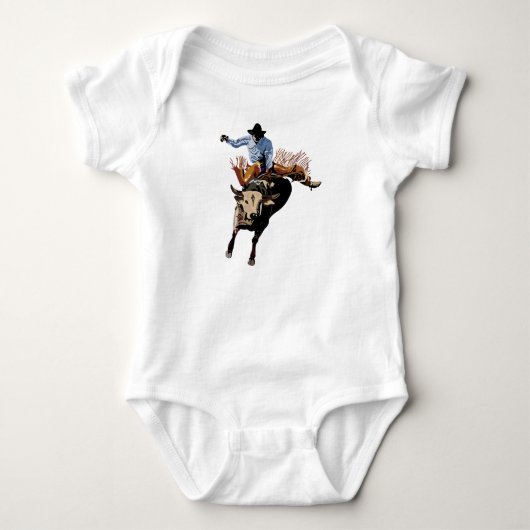 Bull Rider Baby Strampler (Vorderseite)