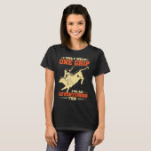 Bull Rider braucht einen Griff für das Abenteuer T-Shirt (Vorne ganz)