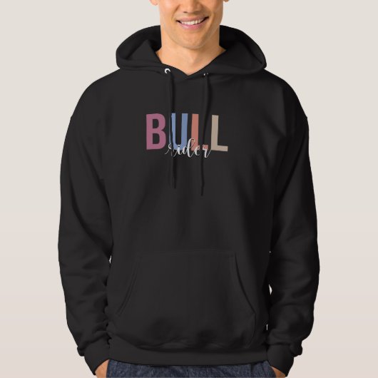 Bull Rider Bull Riding Cowboy Hoodie (Vorderseite)