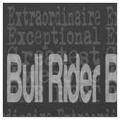 Bull Rider Extraordinaire Stoff (Nahaufnahme)