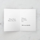 Bull Rider ~ I Liebe Rodeo Karte (Innenseite)