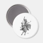 Bull Rider Magnet (Vorderseite/Rückseite)