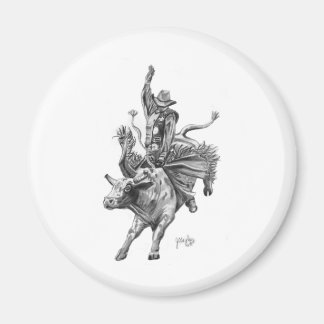 Bull Rider Magnet