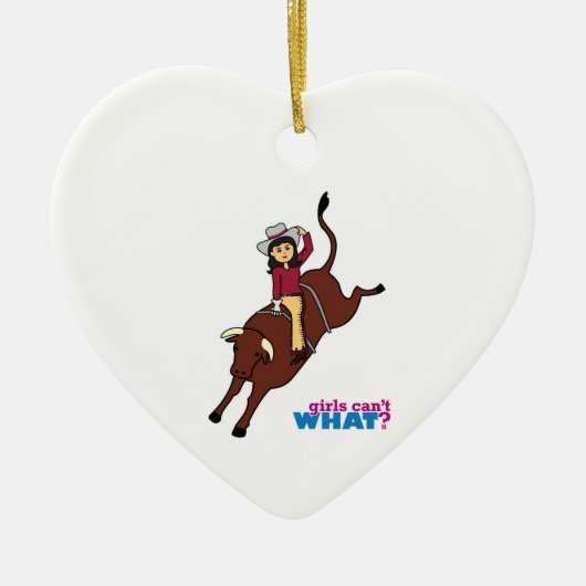 Bull Rider - Mittel Keramikornament (Vorne)