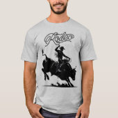 Bull Rider Rodeo T-Shirt (Vorderseite)