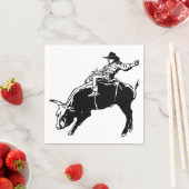 Bull Rider Serviette (Beispiel)