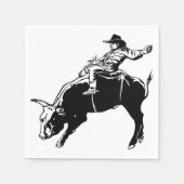 Bull Rider Serviette (Vorderseite)